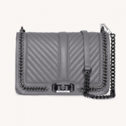 Rebecca Minkoff  Chevron Quilted  女士小号斜挎包
