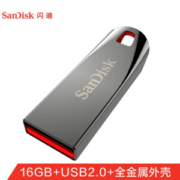 SanDisk 闪迪 酷系列 酷晶 CZ71 USB2.0 U盘 银色 16GB USB