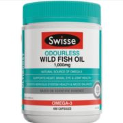 澳洲进口！Swisse 斯维诗 鱼油软胶囊 400粒 89元包税包邮（双重优惠）