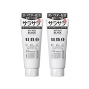 黑卡会员！SHISEIDO 资生堂 UNO 黑炭控油型 男士洗面奶 130g*2