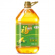 福临门 非转基因压榨玉米油 4.5L *2件