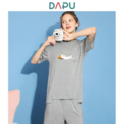 DAPU 大朴 女士印花短袖睡衣套装
