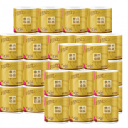 100%原生木浆！Breeze 清风 原木纯品金装系列 有芯卷纸 4层140g27卷