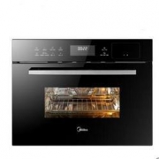 61开门红预告：Midea 美的 伯爵 TQN34FBJ-SA 蒸烤一体机 黑色 34L