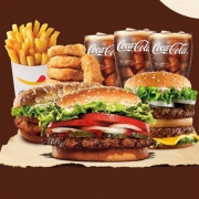 BURGERKING汉堡王 天椒皇堡 3人餐 单次兑换券