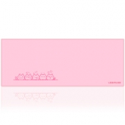 飞遁（LESAILES）800*300*3mm 可爱团子猫咪粉色游戏电竞鼠标垫