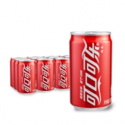 限地区：可口可乐 Coca-Cola  碳酸饮料 200ml*12罐*2件