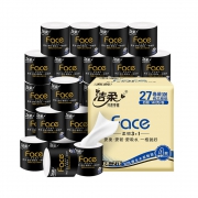 24日20点、88VIP：C&S 洁柔 Face系列 有芯卷纸 4层140g 27卷*4件