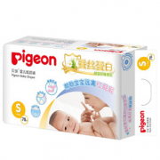 有券的上！Pigeon 贝亲 植护系列 蚕丝蛋白柔滑亲肤纸尿裤 S78片