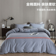 LOVO 乐蜗家纺 慢慢时光 纯棉四件套 200*230cm