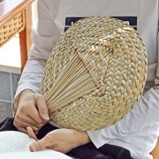 金花藤 草编 蒲扇