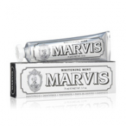 有券的上：MARVIS 玛尔斯 银色白皙薄荷牙膏 85ml