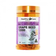 临期清仓 澳洲进口 Healthy Care 葡萄籽提取物胶囊 300粒 美白淡斑抗衰老