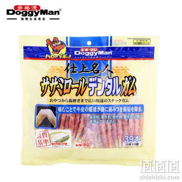 DoggyMan 多格漫 名仕系列鸡胸肉生牛皮卷
