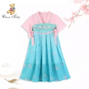 精典泰迪 Classic Teddy 中大童 夏季唐装连衣裙*2件