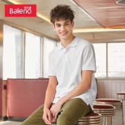 16日0点：Baleno 班尼路 88901156 男士纯色弹力翻领t恤