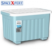 SPACEXPERT 加厚塑料收纳箱 68L