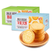 华美旗舰店 葱油饼干 牛乳大饼干3斤