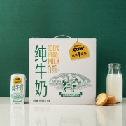 认养一头牛 全脂纯牛奶 200ml*12盒