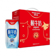 德国进口 Weidendorf 德亚 常温原味酸牛奶 200Ml*10盒