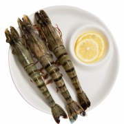 PLUS会员：jufuxian 聚福鲜 活冻黑虎虾 1.2kg*2件