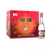 汾酒 玻汾系列 黄盖汾酒 53度 清香型 475ml*12瓶