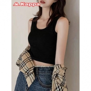 卡帕 21年新品 女士纯棉短款背心 2件装