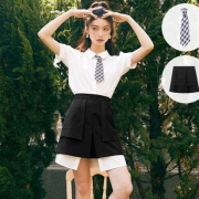 聚划算百亿补贴；诗凡黎　莱赛尔面料　两件套衬衫裙　连衣裙
