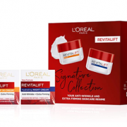 prime会员！L'Oreal Paris 巴黎欧莱雅 复颜系列 SPF 日霜 + 晚霜 护肤抗皱礼品套装    直邮含税到手约￥124.2