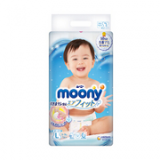 柔软透气！moony 畅透系列 纸尿裤 L54片