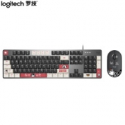 罗技 K845机械键盘TTC轴 红轴  Pebble无线蓝牙鼠标 键鼠套装 吾皇万睡系列