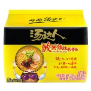 统一 汤达人 酸酸辣辣豚骨味方便面 130g*5连包 *6件