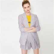 VEROMODA  条纹一粒扣西装外套  319308547E40