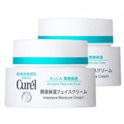 日本花王 珂润 Curel 保湿面霜 40g*2瓶 敏感肌可用