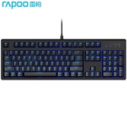 18点：RAPOO 雷柏 V808 104键 有线机械键盘 黑色 Cherry MX红轴 单光