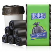 承重力强！家来纳 黑色垃圾袋125只 45cm*50cm