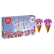 奶香醇厚！WALL'S 和路雪 迷你可爱多甜筒 蓝莓酸奶口味 20g*10支