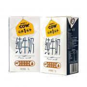 22点：认养一头牛 全脂纯奶纯牛奶 1L*2盒