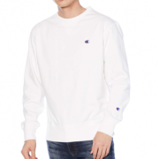 S码！日版 Champion 冠军 C3-LS050 男士圆领卫衣  直邮含税到手约￥130