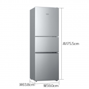 618狂欢预告：SIEMENS 西门子 KG23D116EW 三门冰箱 232升