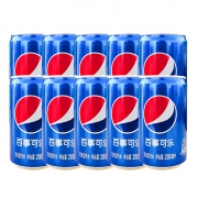 聚划算百亿补贴：百事可乐迷你罐装200ml*10罐