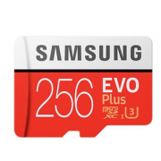 有券的上、PLUS会员！SAMSUNG 三星 MicroSD存储卡 TF卡红卡 256GB