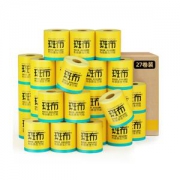 88VIP：BABO 斑布 原色竹纤维 卷纸 4层140克27卷（102mm*110mm）*3件