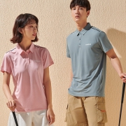 商场同款，排湿透气，夜光logo：探路者 男女 速干透气Polo衫