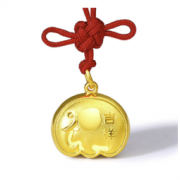 CHOW TAI SENG 周大生 福象足金吊坠 2.85g