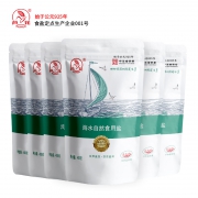 LUHUA 芦花 海水自然食用盐家用细盐400g*6袋