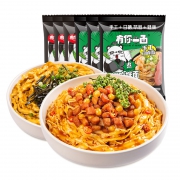 有你一面 方便速食干拌面 爽口椒麻3袋+葱油椒麻3袋