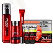 L'OREAL PARIS 巴黎欧莱雅 男士锐能紧致护肤套装（眼霜15ml+多效霜50ml+元气露110ml）（赠洁面膏50ml*2+保湿面膜30ml*10）