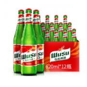 新疆啤酒 夺命大乌苏 大红乌苏啤酒 620ml*12瓶