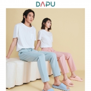 DAPU 大朴 AF1F09201 情侣款家居长裤